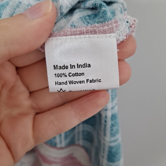 D'ascoli Floral Boho Plaid Short Sleeve Maxi Dress - Picture 10 of 13